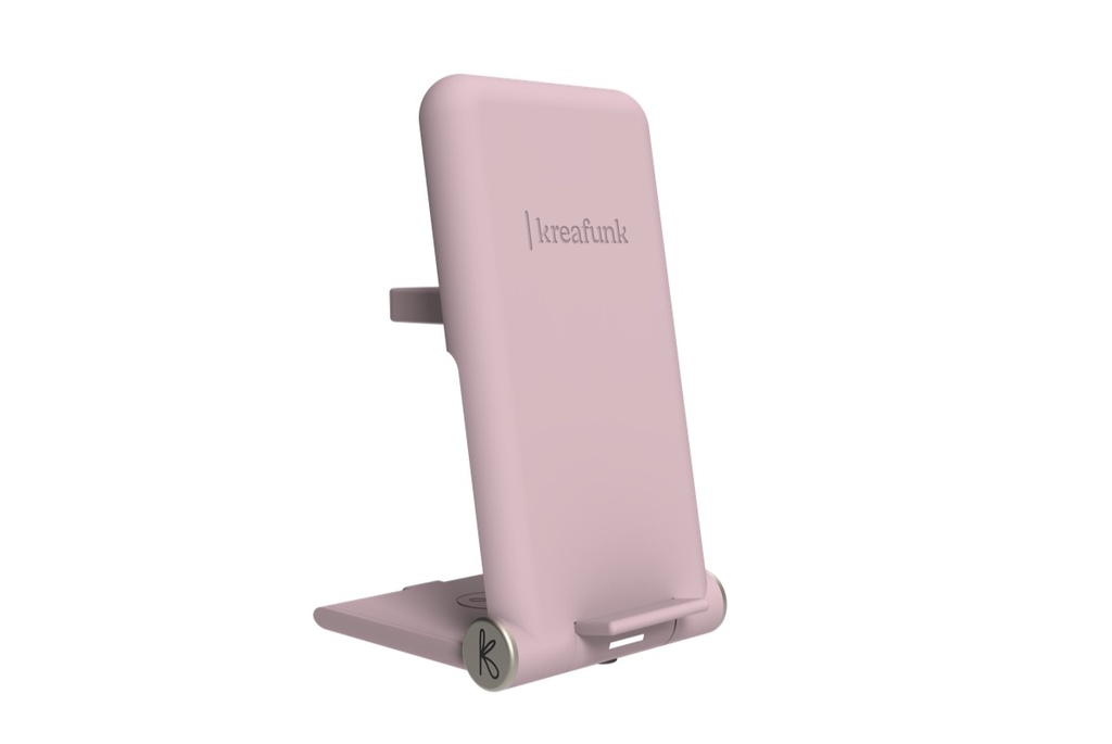 Kreafunk - Chargeurs Sans Fil 3 en 1 - reCHARGE+ Dusty Rose - 20W
