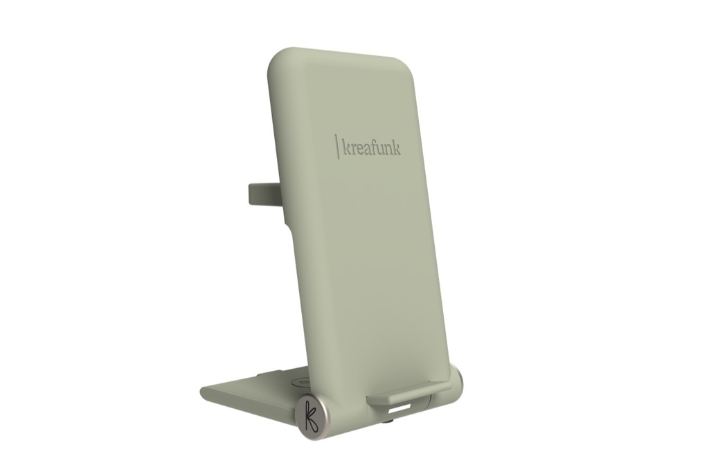 Kreafunk - Chargeurs Sans Fil 3 en 1 - reCHARGE+ Dusty Olive - 20W