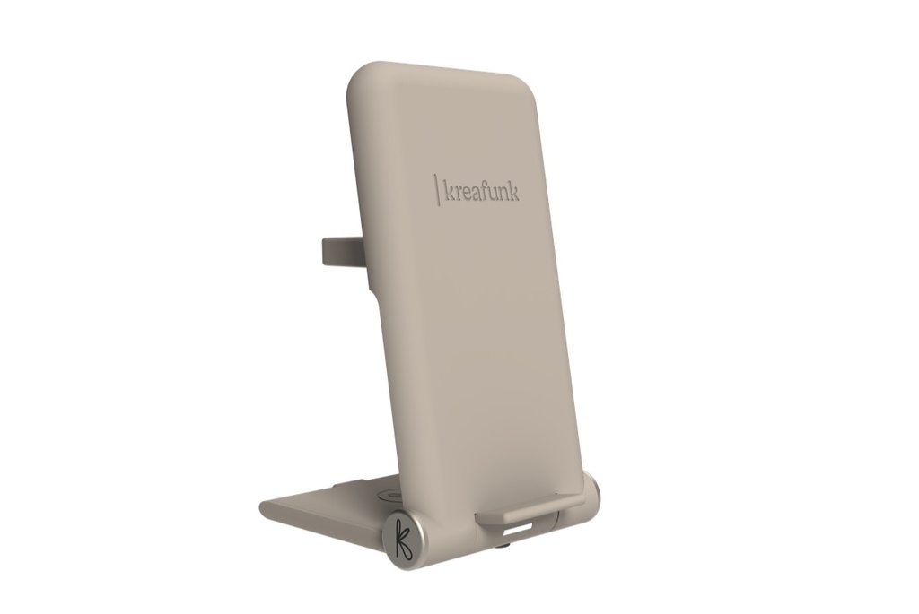 Kreafunk - Chargeurs Sans Fil 3 en 1 - reCHARGE+ Ivory Sand - 20W