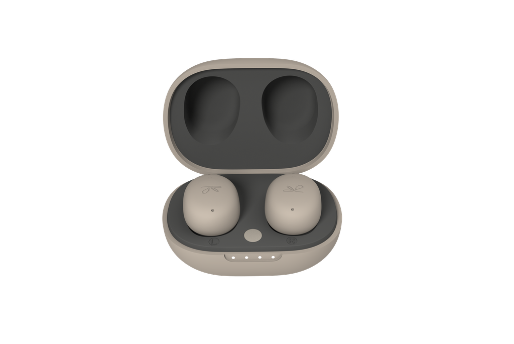 Kreafunk - Micro-Oreillettes - Bluetooth Sans Fil - IPX4 - aPOP - Ivory Sand