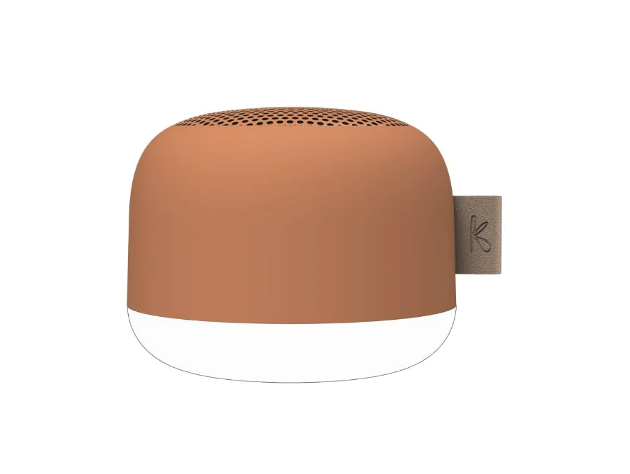 Kreafunk - Enceintes Bluetooth - aLIGHT - Waffle Orange - 5W