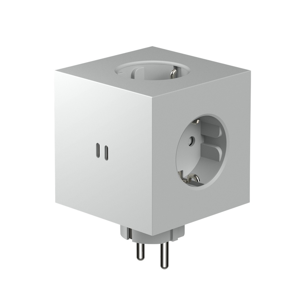 Square 2 avec 2 port USB-C 30W Gris
