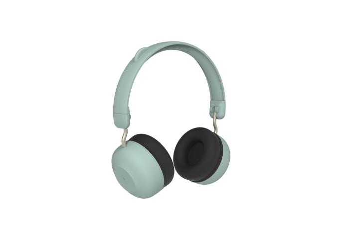 Kreafunk Kids - Casque Audio Enfant - Safe Audio - ANC - IPX4 -  Safe Audio - Buzz junior - Cloudy Blue