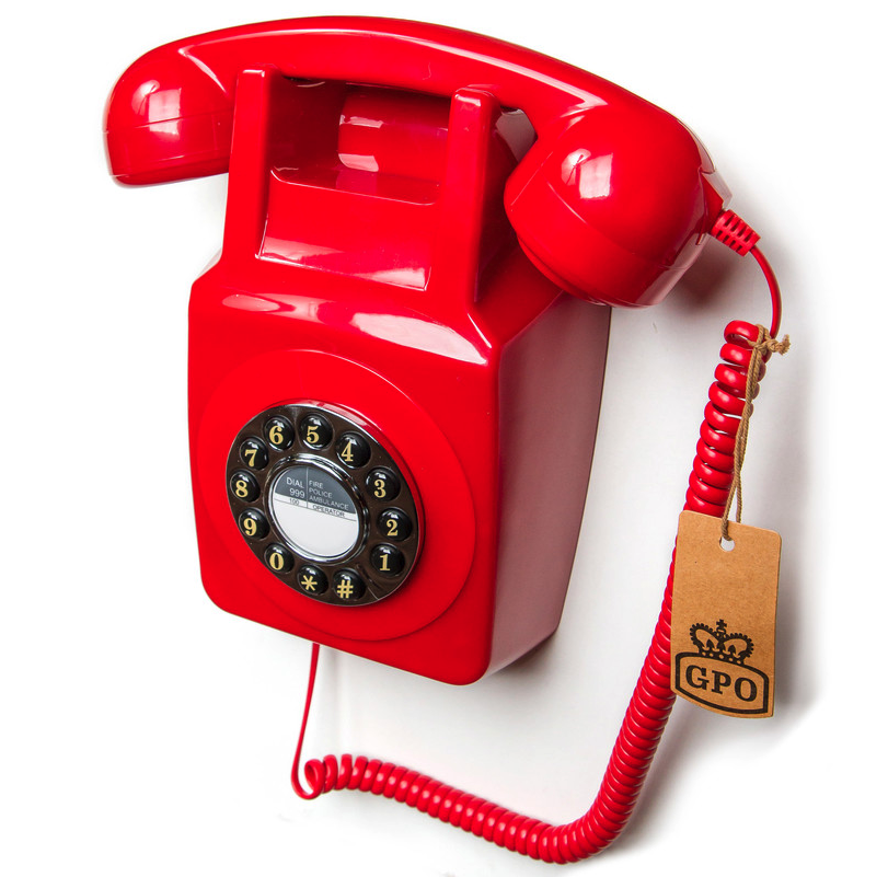 GPO  746 Wall - Téléphone à Bouton Poussoir -  SIP  - Red
