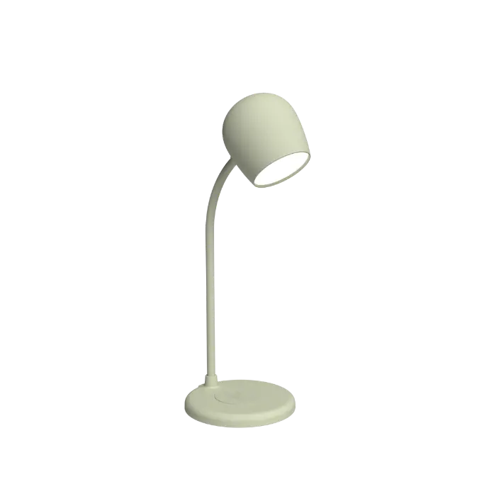 Kreafunk – Lampes -  Enceintes Bluetooth - Chargeurs Sans Fil - Ellie - Dusty Olive - 150 Lumen