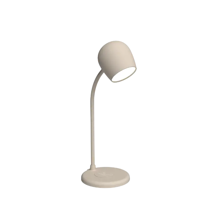 Kreafunk – Lampes -  Enceintes Bluetooth - Chargeurs Sans Fil - Ellie - Ivory Sand - 150 Lumen