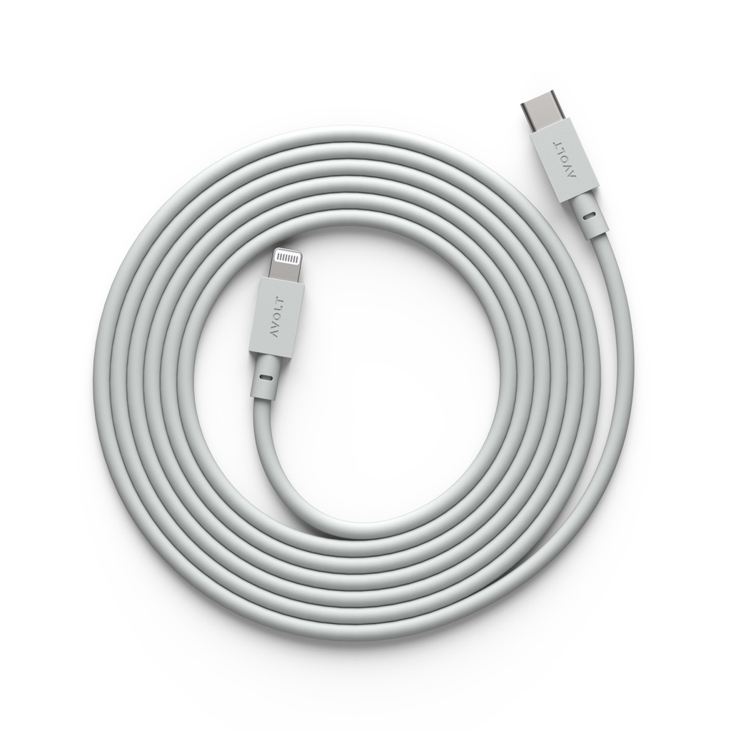 Cable 1 USB-C to LIGHTNING 2m Gotland Gray