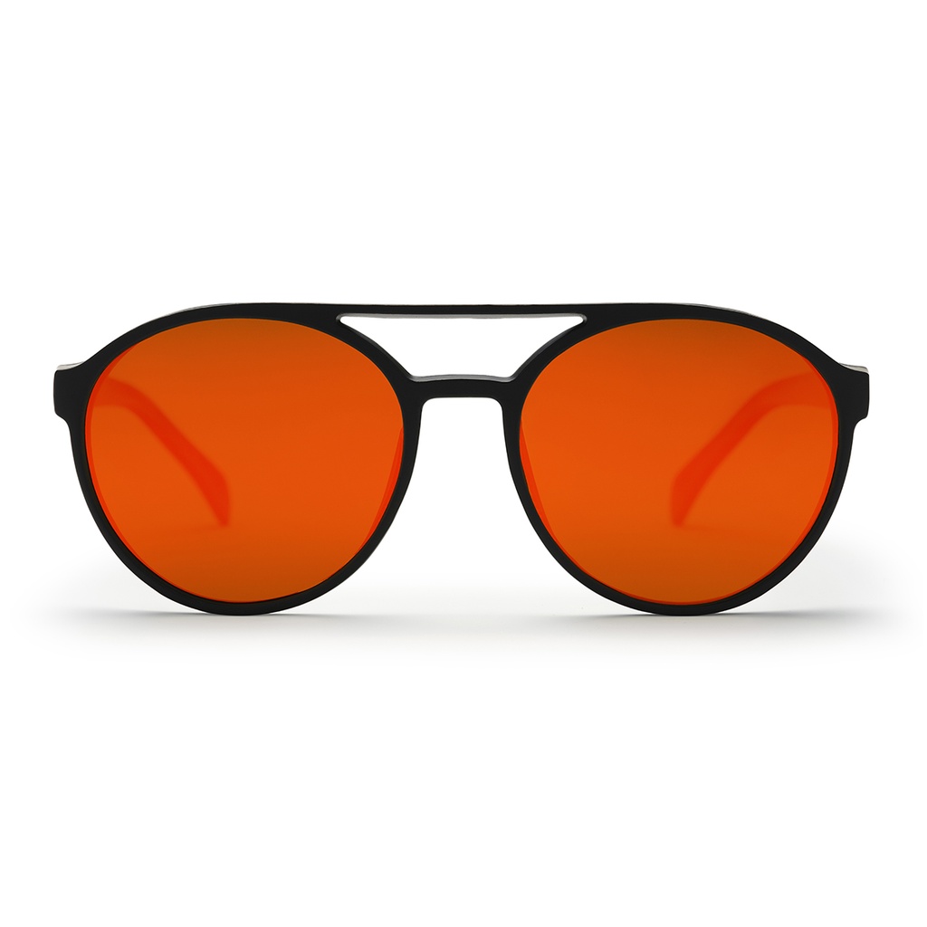 [16132QD] Rickard Black / Red Mirror