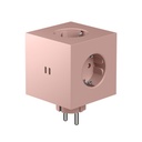 Square 2 avec 2 port USB-C 30W Rose