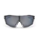 Vinfred Transparent Grey / Silver Mirror
