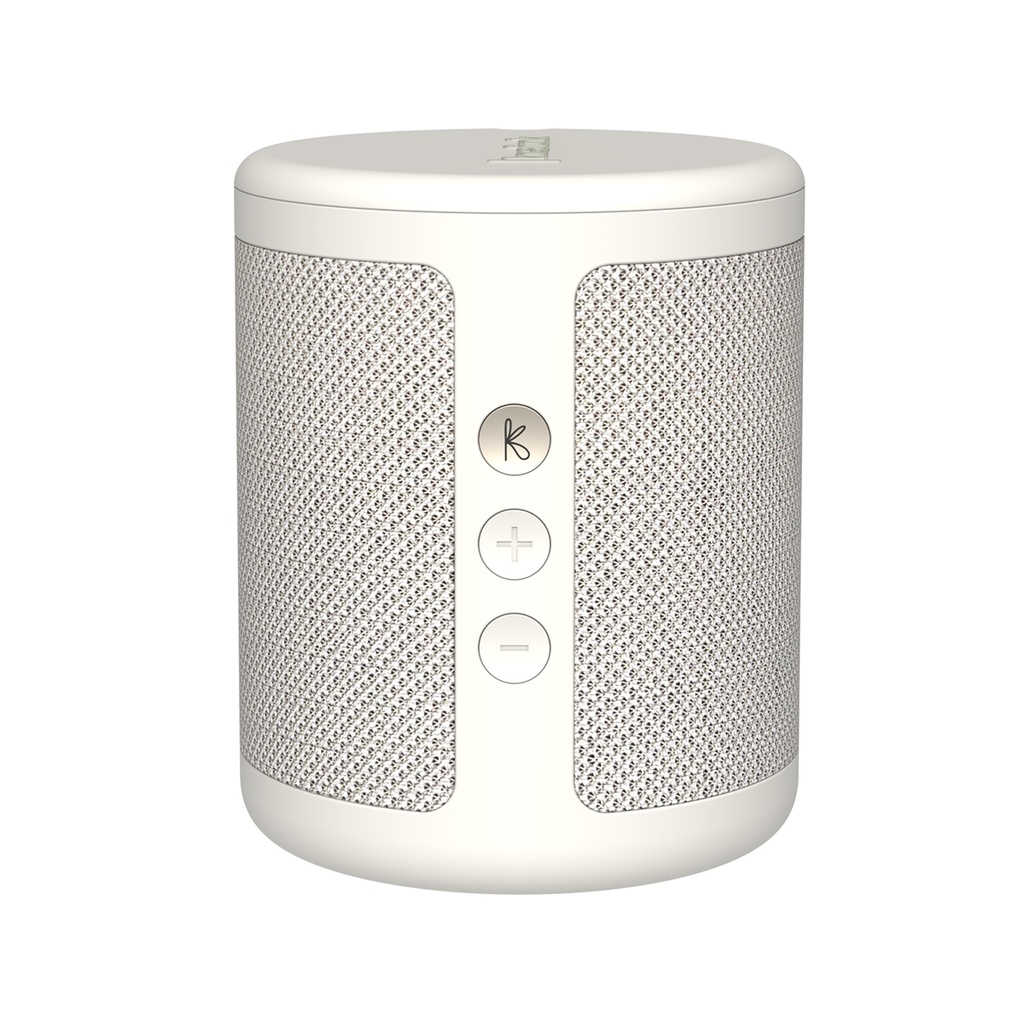 Kreafunk - Enceintes Bluetooth - Radio - Dabbie - Soft White - 6W