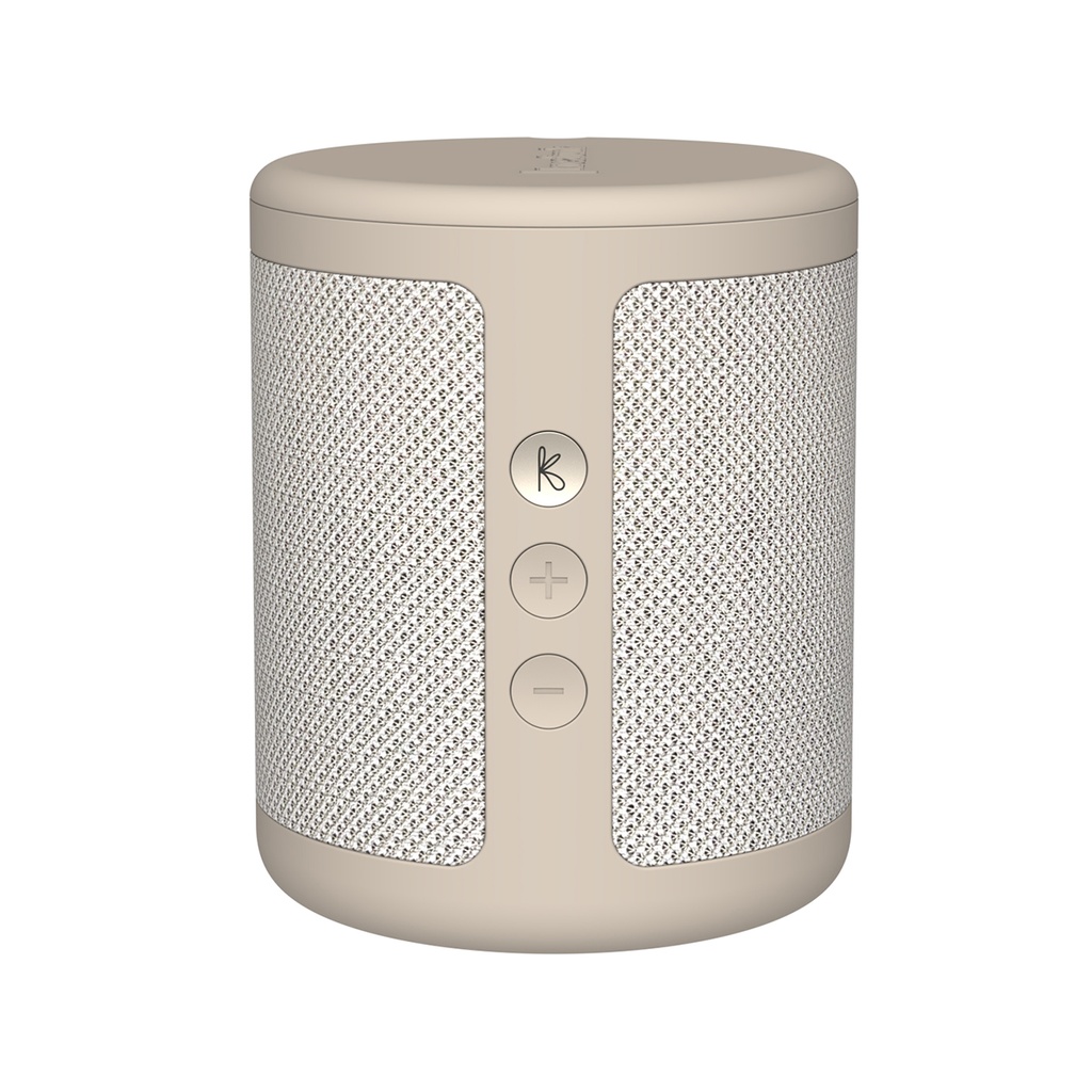 Kreafunk - Enceintes Bluetooth - Radio - Dabbie - Ivory Sand - 6W