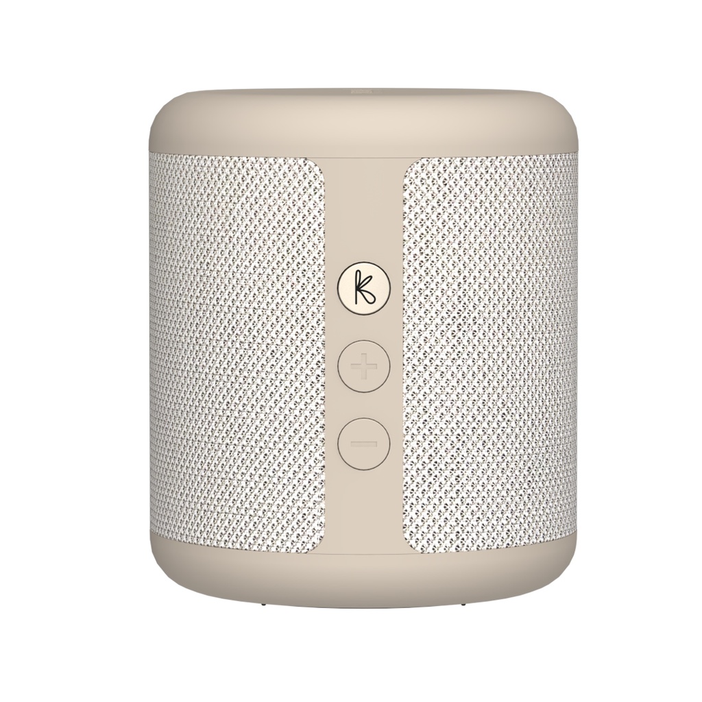 Kreafunk - Enceintes Bluetooth - Karl - Ivory Sand - 15W