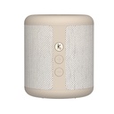 Kreafunk - Enceintes Bluetooth - Karl - Ivory Sand - 15W