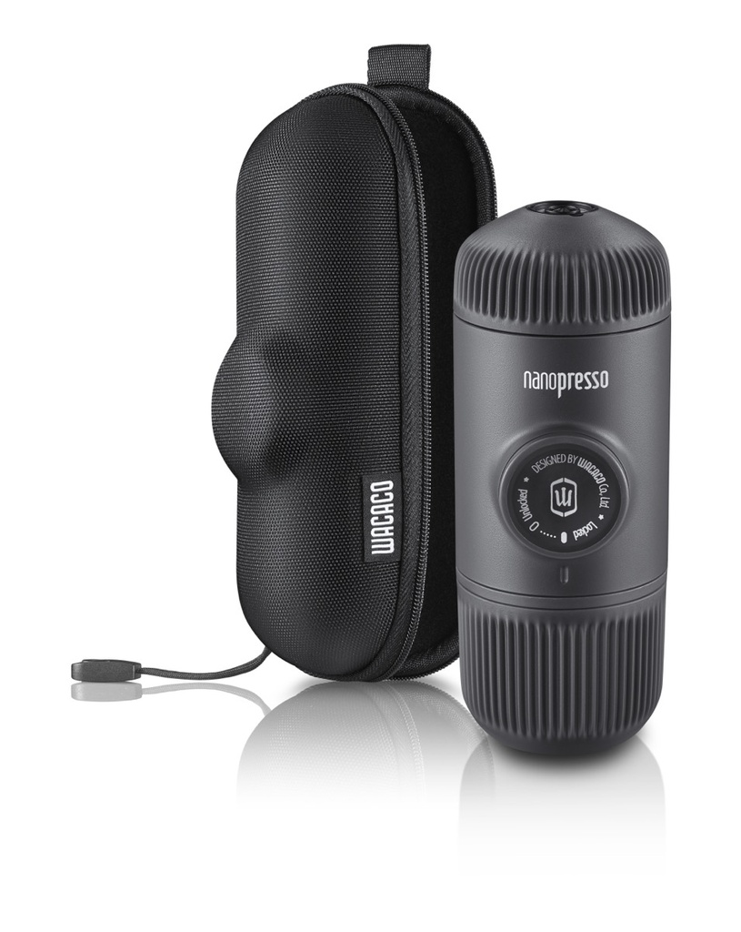 Wacaco Nanopresso -  Machine à café portable  - Café Moulu  - Black + Case