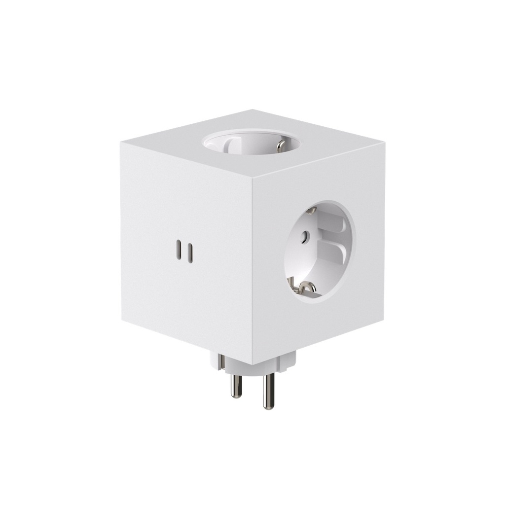 Square 2 avec 2 port USB-C 30W White Martinelli Luce edition