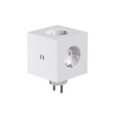 Square 2 avec 2 port USB-C 30W White Martinelli Luce edition