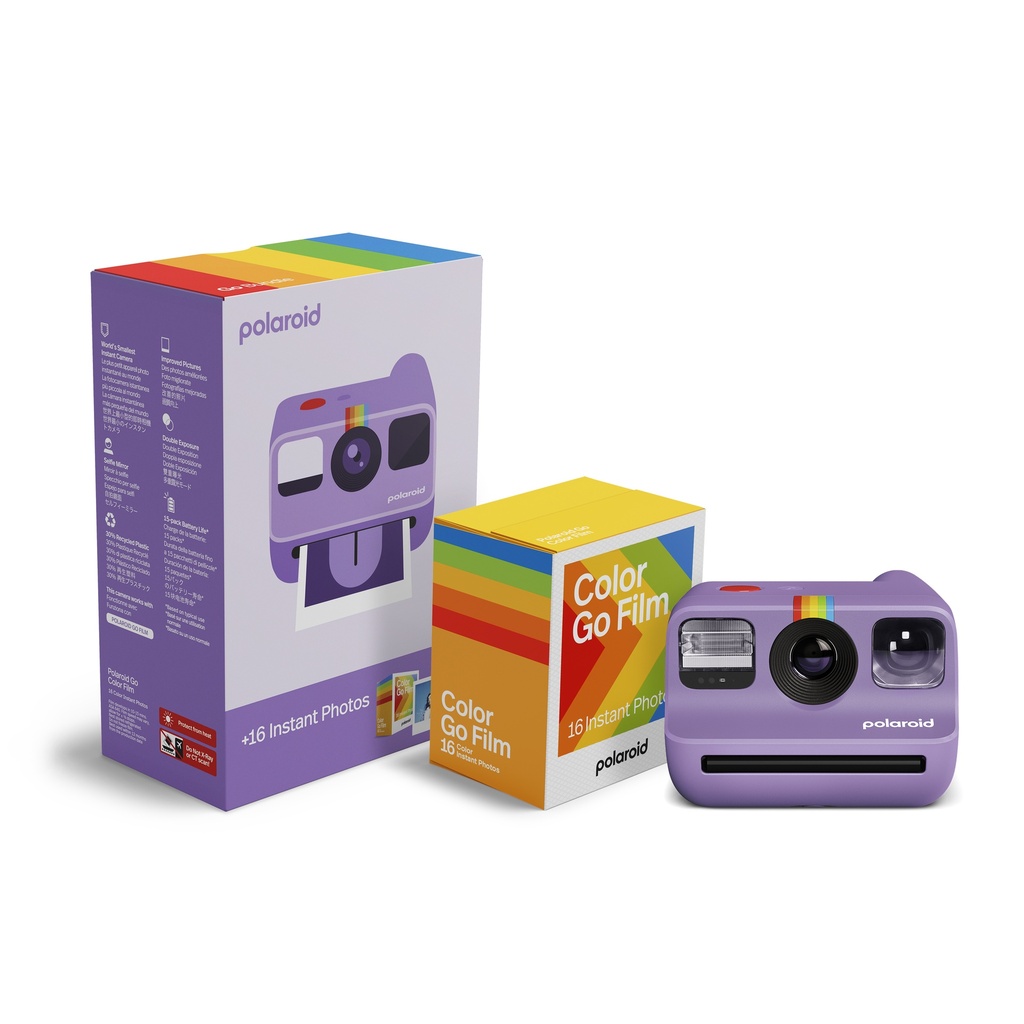 Appareil photo instantané Polaroid Go Gen 2 Violet  + Pack de films couleur (16 photos)