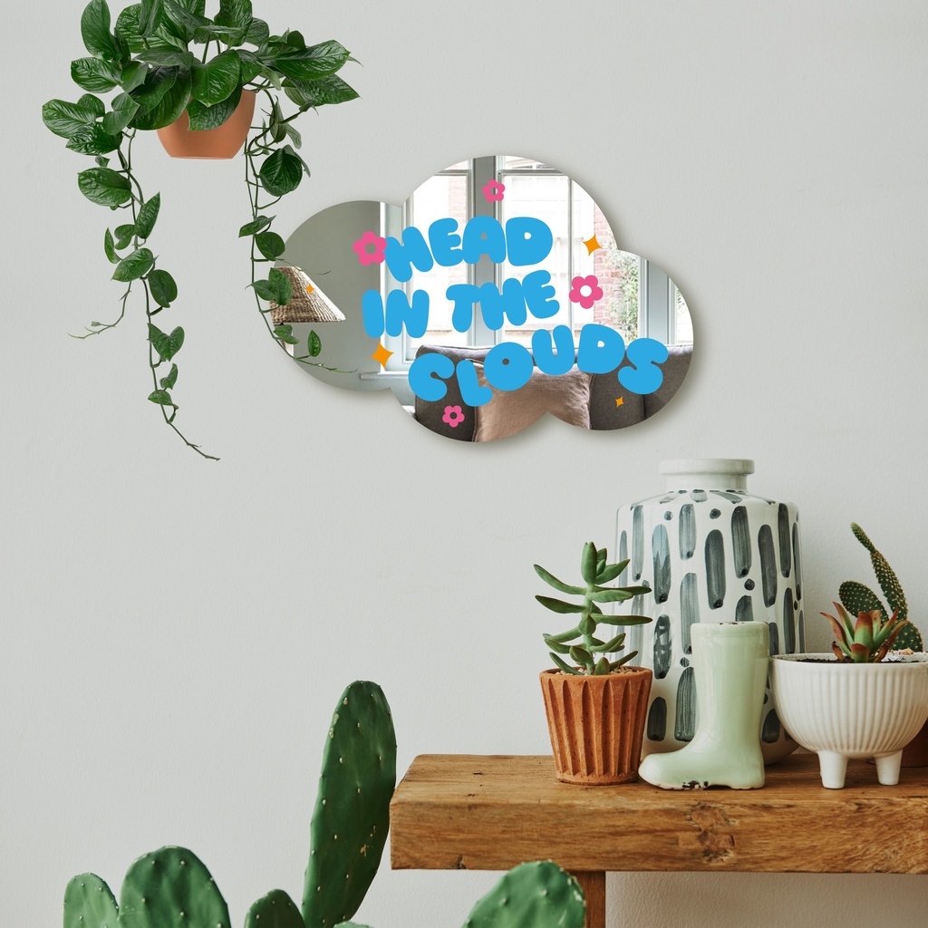 CANDYSHOCK PRINTED MIRROR HEAD IN THE CLOUD