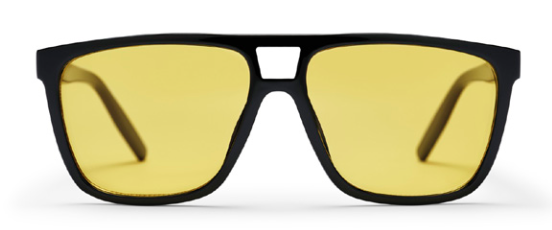 [16134JE] SILJAN BLACK / LIGHT YELLOW