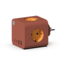 Kreafunk - Multiprises Murales - 2 USB-A & 2 USB-C  - Ampie - Terracotta - 25W