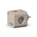 Kreafunk - Multiprises Murales - 2 USB-A & 2 USB-C  - Ampie - Ivory Sand - 25W