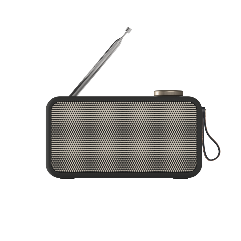 Kreafunk - Enceintes Bluetooth - Radio - Réveil - aTUNE 2 - Black - 15W