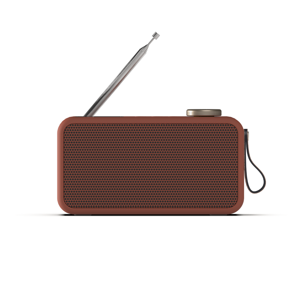 Kreafunk - Enceintes Bluetooth - Radio - Réveil - aTUNE 2 - Terracotta - 15W