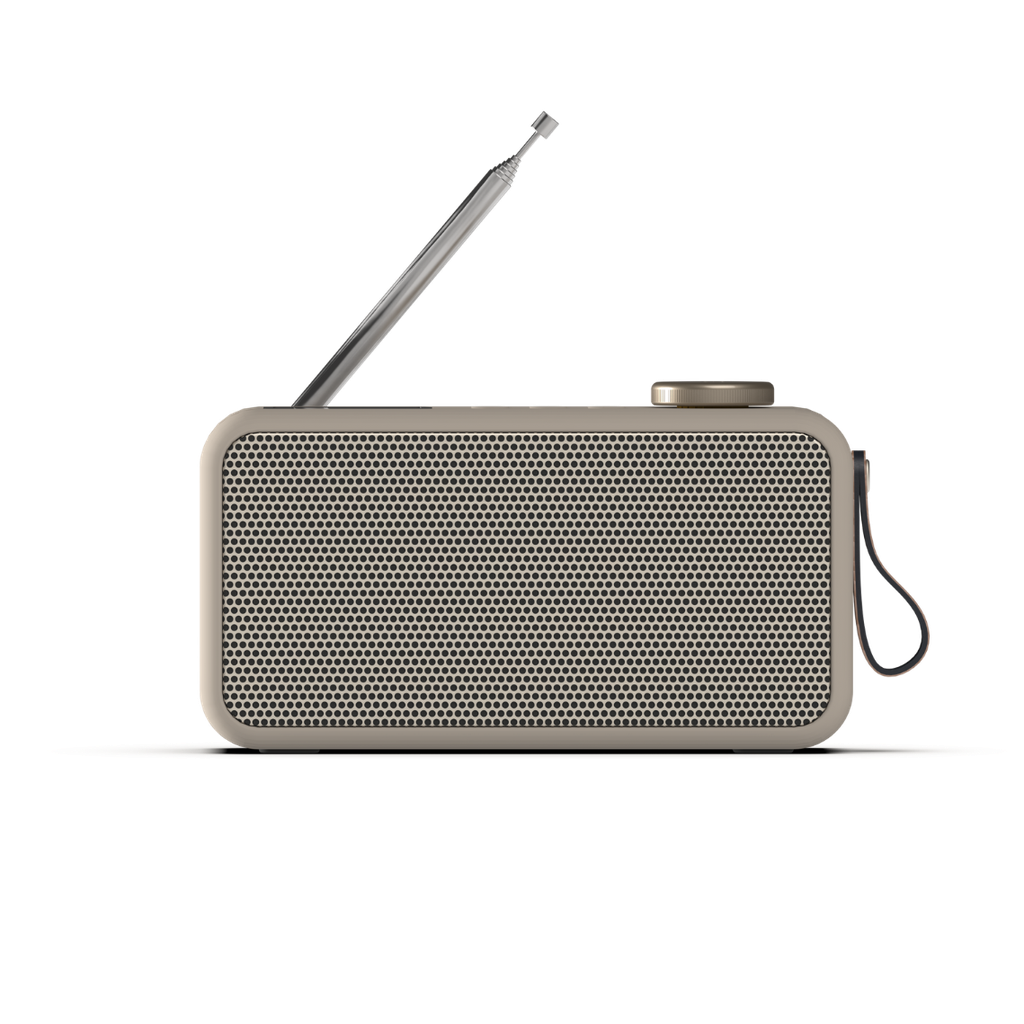 Kreafunk - Enceintes Bluetooth - Radio - Réveil - aTUNE 2 - Ivory Sand - 15W