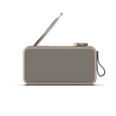 Kreafunk - Enceintes Bluetooth - Radio - Réveil - aTUNE 2 - Ivory Sand - 15W