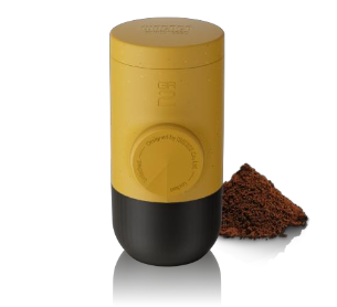Wacaco Minipresso GR2 -  Machine à café portable  - Café Moulu  - Golden Ochre