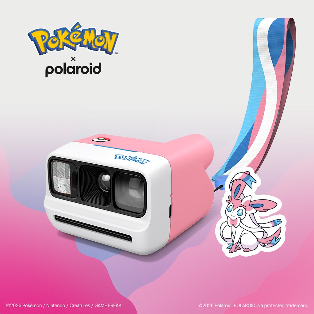 Appareil photo instantané Polaroid Go Gen 3 - Pokemon Sylveon Edition