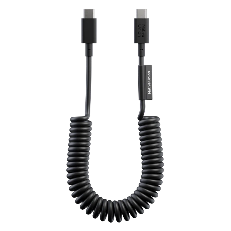 Native Union POP Cable 1,2 m – Câble USB-C vers USB-C 60W – Noir