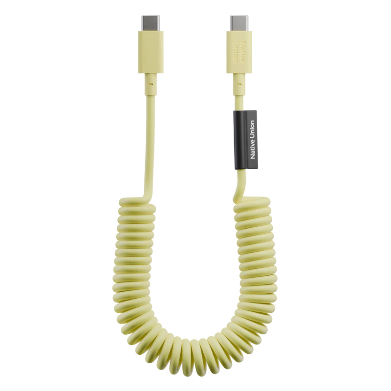 Native Union POP Cable 1,2 m – Câble USB-C vers USB-C 60W – Lemon