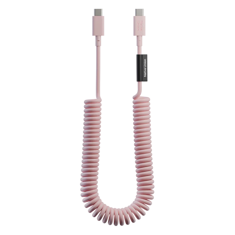 Native Union POP Cable XL 2,4 m 60W – Câble USB-C vers USB-C Charge Rapide – Candy
