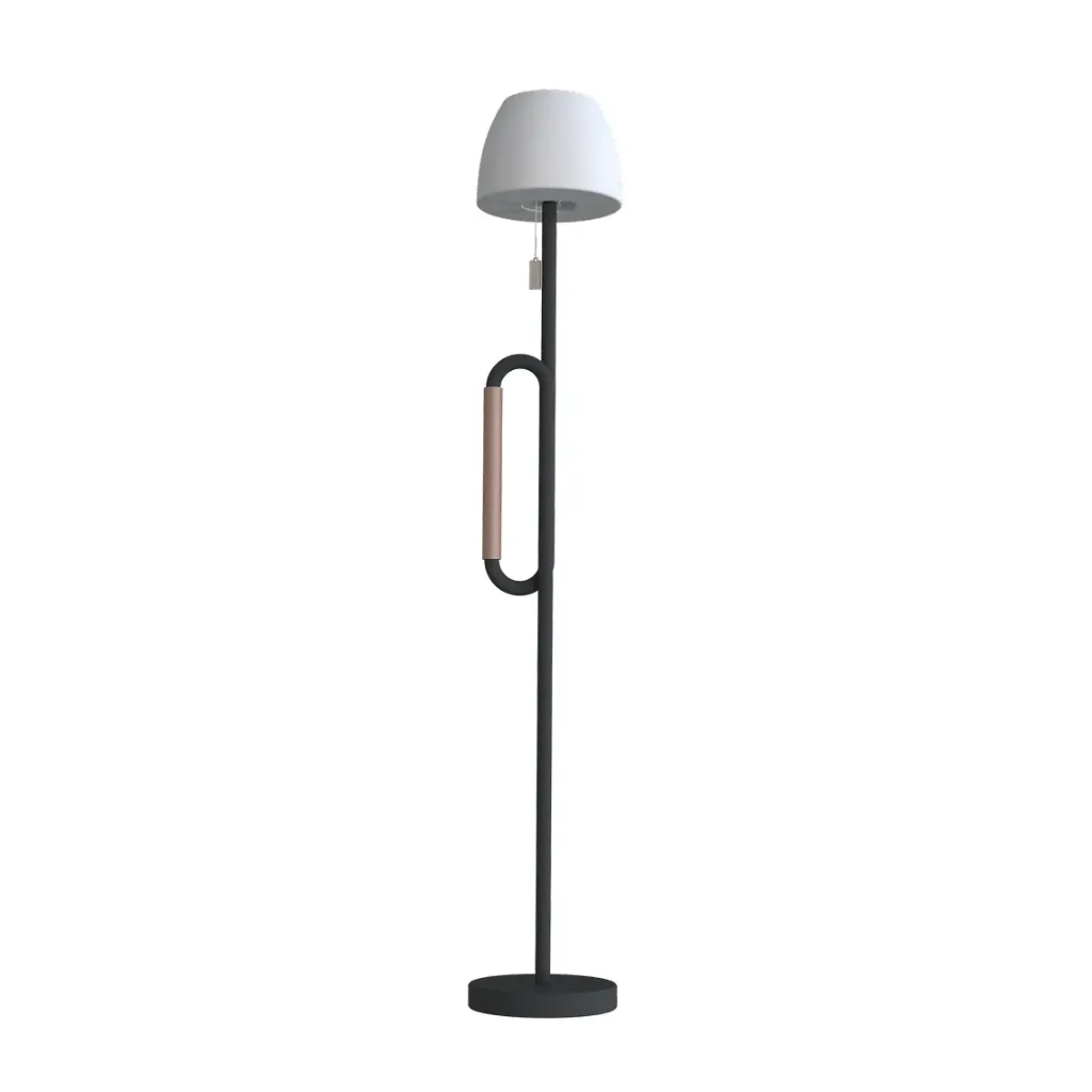 Kreafunk - Lampes solaire - Arc Floor lamp - Black - 150 Lumen