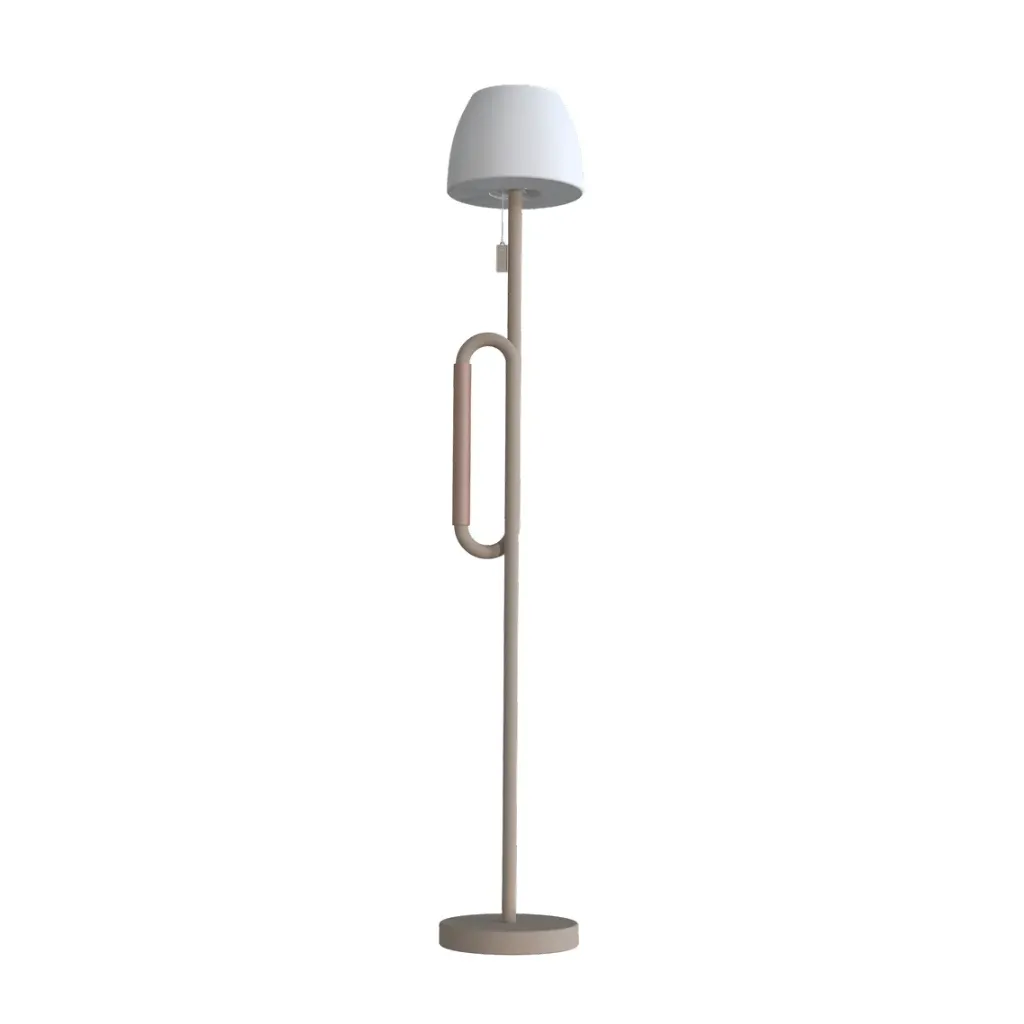 [KFYX19] Kreafunk - Lampes solaire - Arc Floor lamp - Ivory Sand - 150 Lumen 