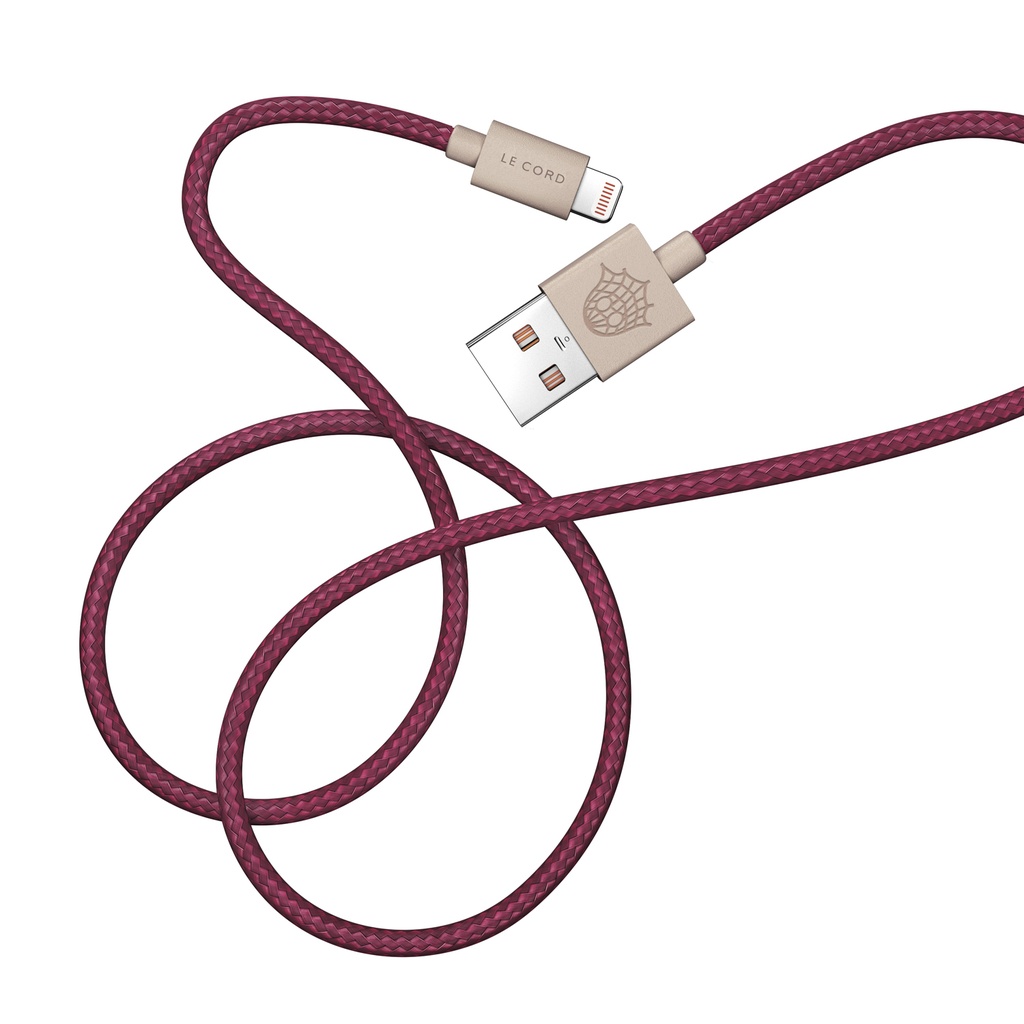Câble Iphone Ghost Net 2.0 ♻ Plum
