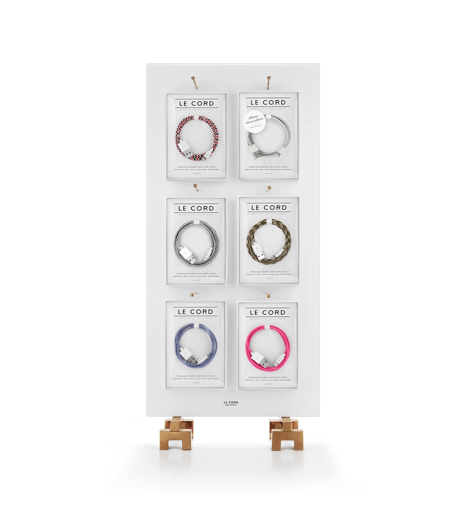 Display Rack 36  Brass Legs