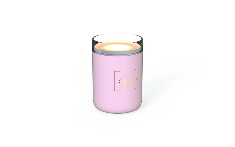 [QU011PK] Candle Light Humidifier Pink