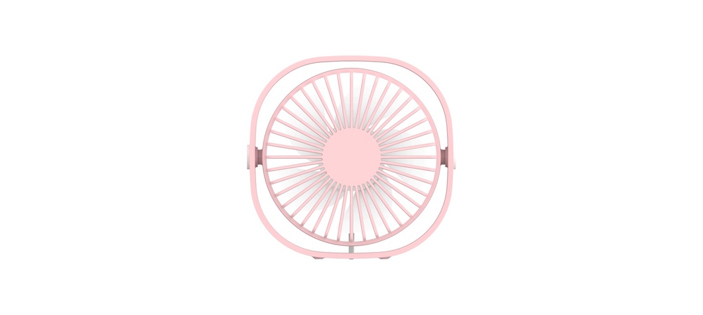 Mini Desk Fan Pink