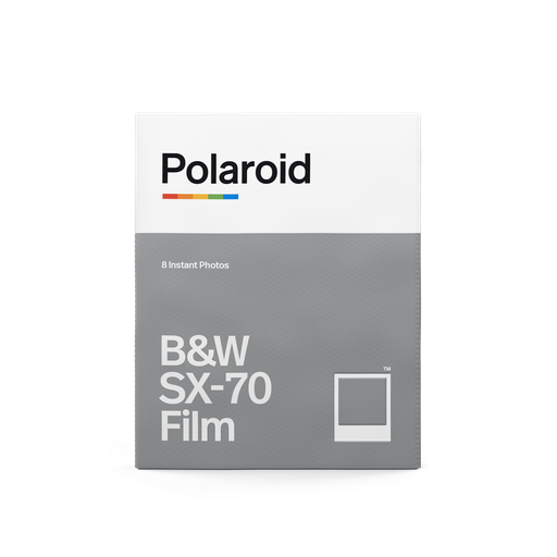 [6005] Polaroid Film Noir et Blanc pour SX-70 - 8 photos