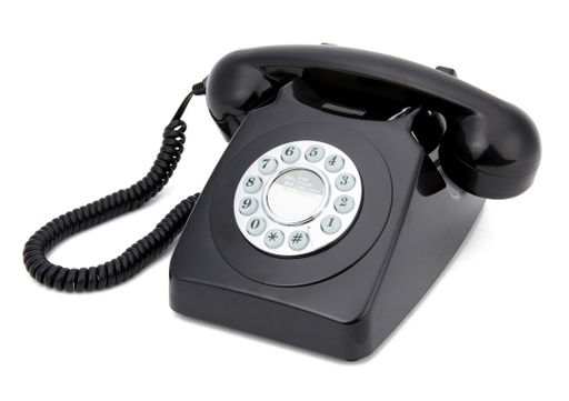[GPO746PBLK] GPO  746 Push - Téléphone à Bouton Poussoir -   Black