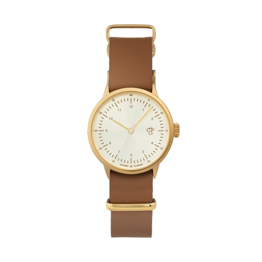 [14228GG] Harold Mini Rose Gold/Brown