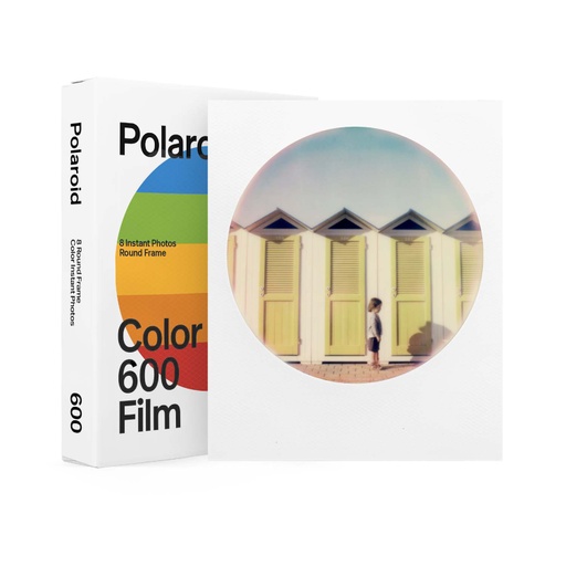 [6021] Polaroid Film Couleur pour 600 – Cadre Rond  - 8 Photos 