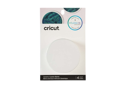 [2006582] Sous-Verres Cricut®, Rond de céramique (4 ct)