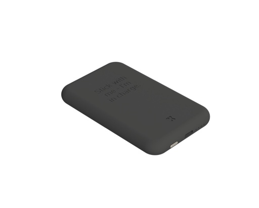 [KFKE82] Kreafunk - Batteries Externes à Induction - toCHARGE Qi - Black - 5000 mAh