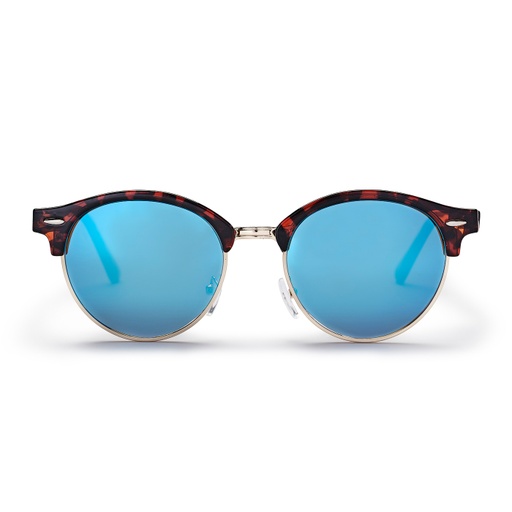 [16131IE] Casper Ii Turtle Brown/ Blue Mirror
