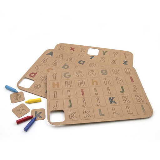 [TK-0006] Cartes Alphabet En Carton