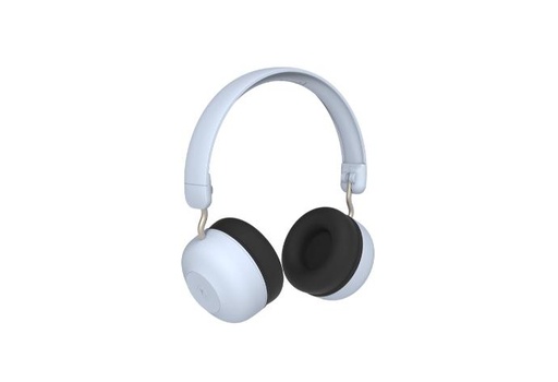 [KFKLK14] Kreafunk Kids - Casque Audio Enfant - Safe Audio - ANC - IPX4 -  Safe Audio - Blob - White / Moon Grey